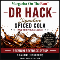 DR HACK Signature Spiced Cola pure cane sugar 3 gallon Bag In Box BIB beverage syrup for restaurants bars beverage systems and soda fountains